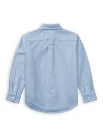 Little Boy's & Cotton Oxford Sport Shirt