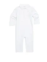 Baby Girl's Cotton Polo Coverall