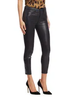 Margot Skinny Mid-Rise Ankle Coated Jeans