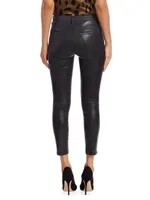 Margot Skinny Mid-Rise Ankle Coated Jeans