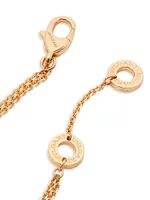 Divas' Dream 18K Rose Gold & Carnelian Pendant Double-Strand Bracelet