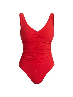 V-Neck Underwire Swimsuit