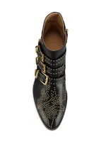 Susanna Studded Leather Ankle Boots