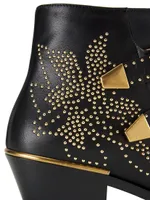 Susanna Studded Leather Ankle Boots