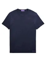 Short-Sleeve Crewneck Cotton Tee