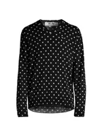 Polka Dot Wool Sweater