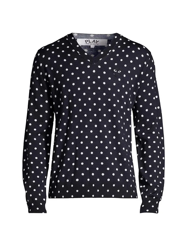 Polka Dot Wool Sweater