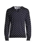 Polka Dot Wool Sweater