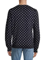 Polka Dot Wool Sweater