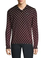 Polka Dot Wool Sweater