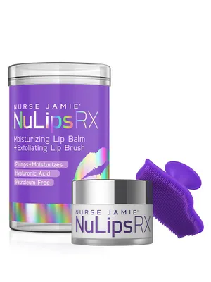 NuLips RX Moisturizing Lip Balm & Exfoliating Lip Brush