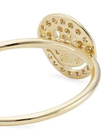 14K Yellow Gold & Diamond Happy-Face Ring