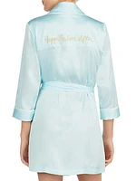 Happily Ever After Short Bridal Robe