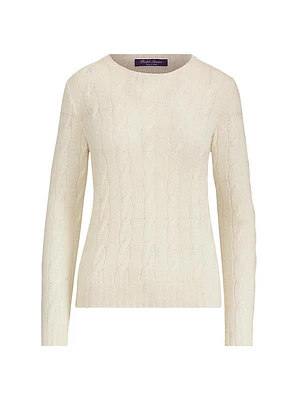 Iconic Style Cashmere Jersey Crewneck Sweater