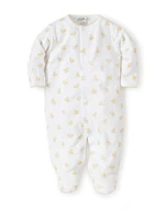 Baby's Hatchling Print Cotton Footie