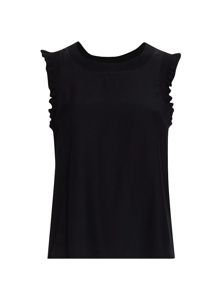 Tous Les Jours Lenore Silk Tank