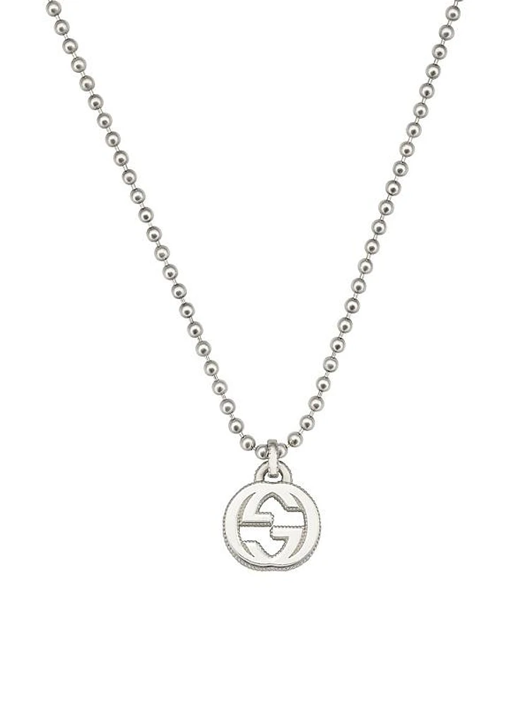 Interlocking Sterling Silver Necklace