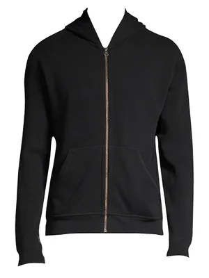 French Terry Stretch Full-Zip Hoodie