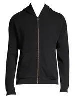 French Terry Stretch Full-Zip Hoodie