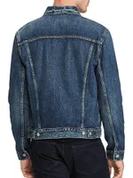 Faded Denim Trucker Jacket