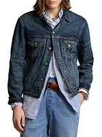 Faded Denim Trucker Jacket