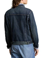 Faded Denim Trucker Jacket