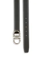 Gancini Buckle Cut-to-Size Reversible Belt