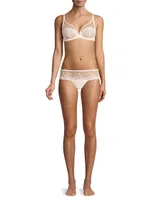 Delice Sheer Plunge Bra