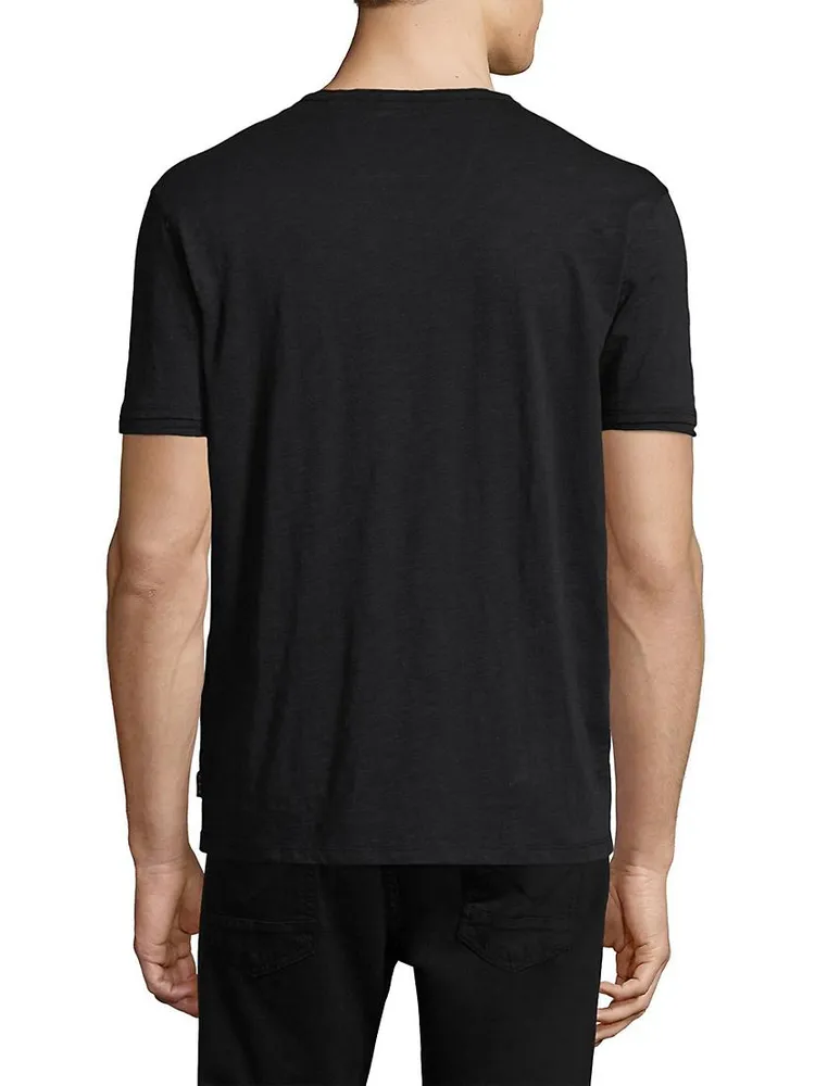 Slub V-Neck Tee