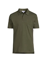 Textured Cotton Polo