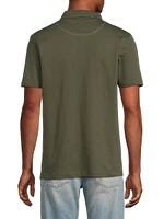Textured Cotton Polo