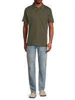 Textured Cotton Polo