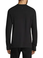 Classic Long Sleeve Henley Slim-fit T-Shirt