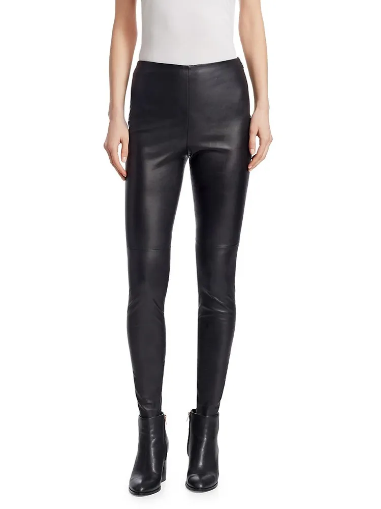 Eleanora Stretch Leather Pants