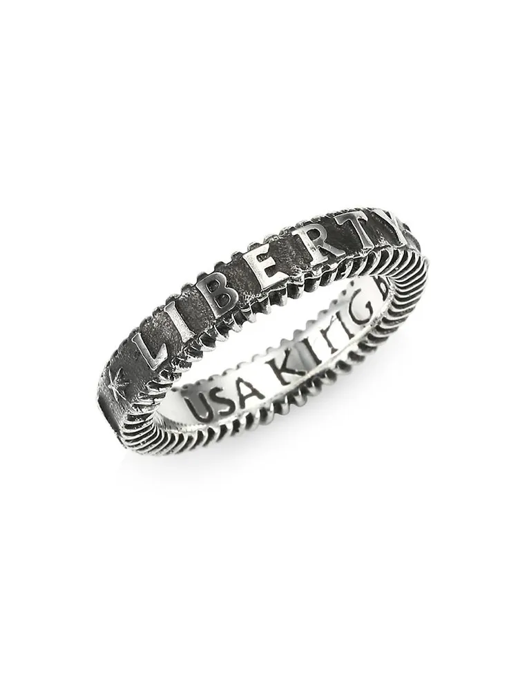 Sterling Silver Liberty Ring
