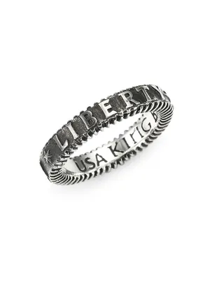 Sterling Silver Liberty Ring