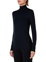 Turtleneck Back Zip Top