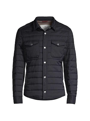 Quilted Shirt Jacket