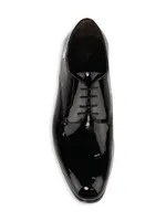 Aalborg Lace-Up Patent Leather Derby Shoes