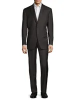 Regular-Fit Two-Button Wool-Blend Suit