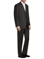 Regular-Fit Two-Button Wool-Blend Suit