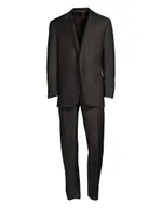 Regular-Fit Two-Button Wool-Blend Suit