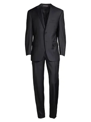 Wool Two-Button Suit