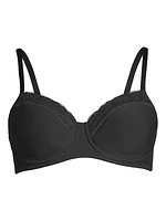 Cotton Lace Spacer T-Shirt Bra