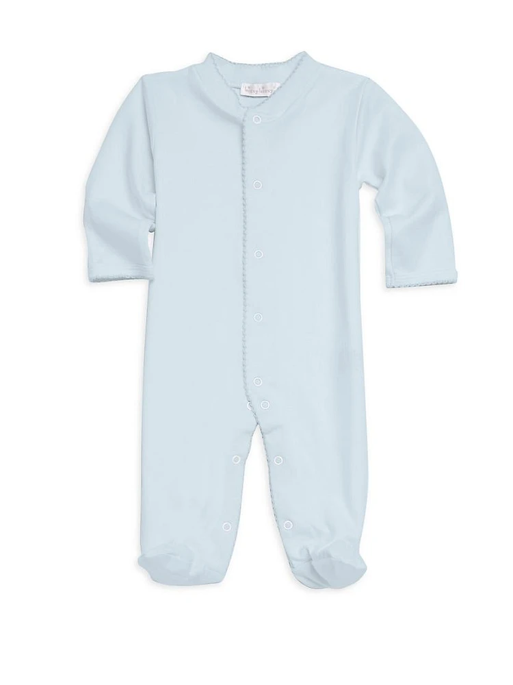 Baby's Long-Sleeve Cotton Footie