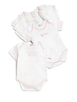 Baby Girl's Day of the Week Seven-Piece Bodysuit Set