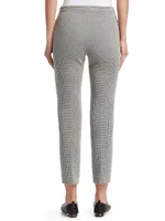 Franca Houndstooth Cropped Trousers