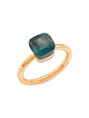 Nudo Two-Tone 18K Gold & London Blue Topaz Ring