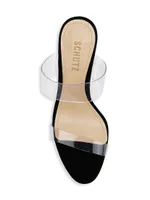 Ariella Transparent Vinyl Mules