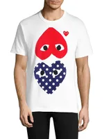 Polka Dot Heart Graphic Tee